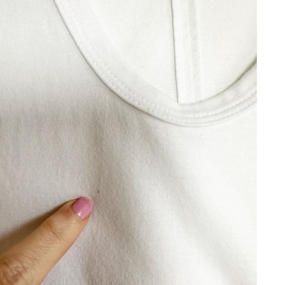 AG Adriano Goldschmied Henson V-Neck Cotton Tee XS - Picture 5 of 8